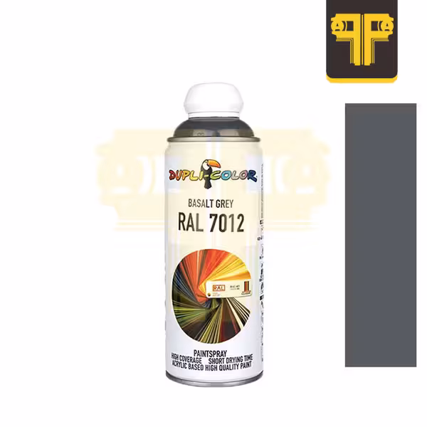 اسپری رنگ خاکستری رال دوپلی کالر کد Dupli-Color RAL 7012