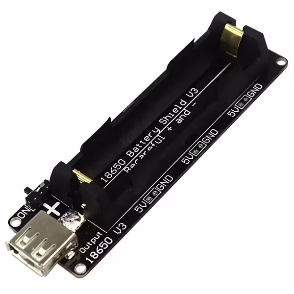 ماژول شیلد باتری Battery 18650 Shield V3