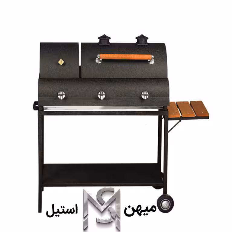 باربیکیو دهنه 100 سانتی متر گازی و ذغالی