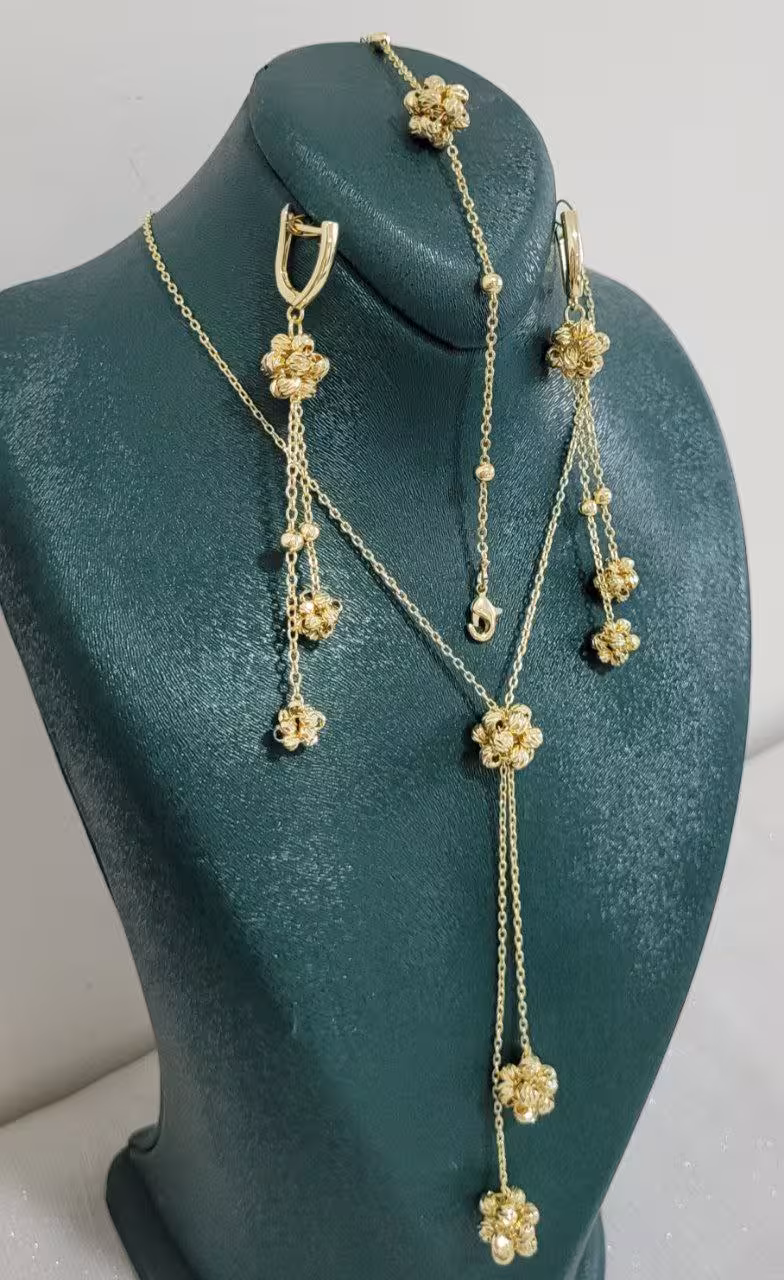 #سرویس آلبرنادو جدید😍 ♦️رنگ ثابت 👌 ♦️کیفیت عالی عالی 👌 ♦️جنس خارجی میباشد👌 ♦️آبکاری طلای واقعی جنس کاملا لطیف 👌در2مدل جذاب🌹 کد1461💍