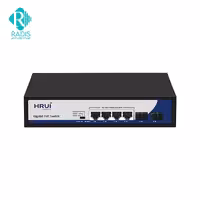 سوییچ شبکه 4 پورت HRUI مدل HR901‑AXG‑42NS‑120