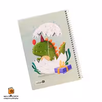 دفتر خط دار حاشیه دار 60 برگ دایناسور ایمان (iman)
