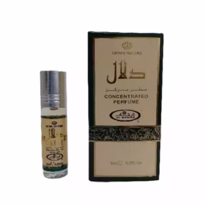 عطر مردانه زنانه الرحاب مدل دلال حجم 6 میل