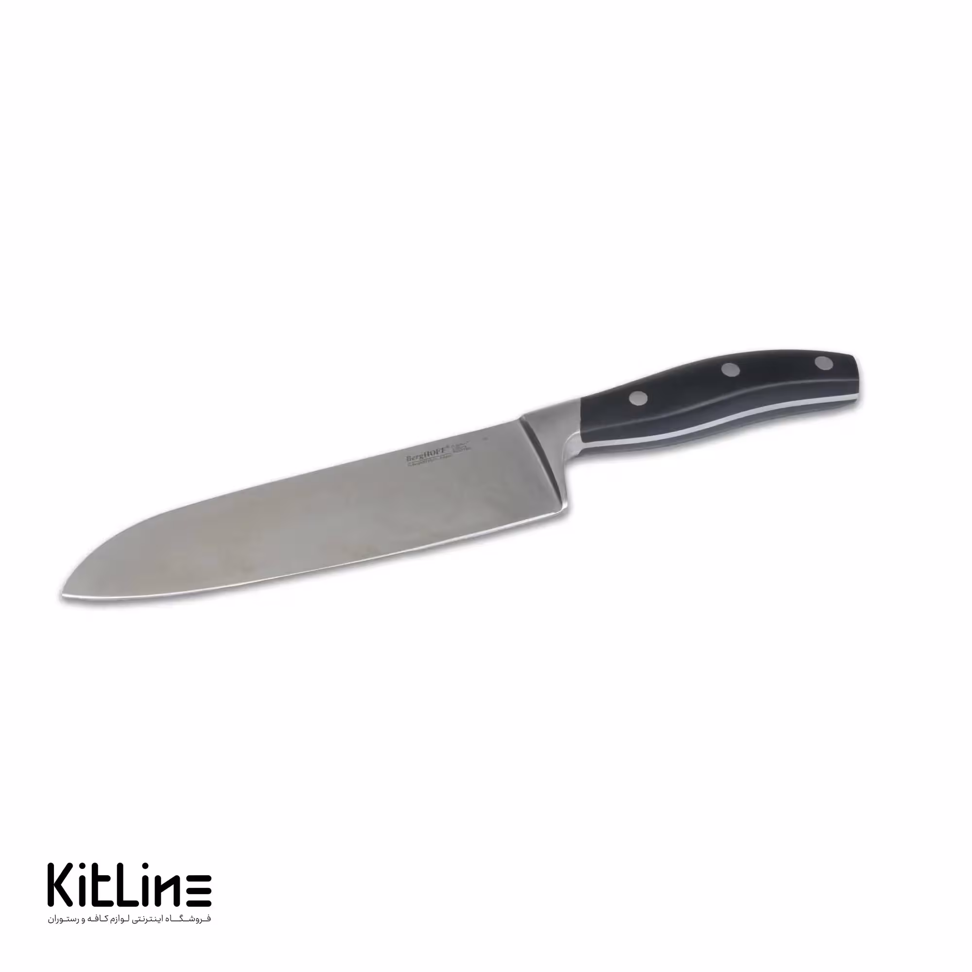 چاقو سرآشپز 17.5 سانتیمتری برگهف دسته مشکی