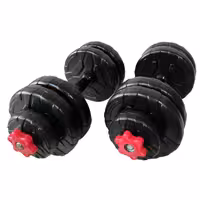 دمبل رادیس فیت مدل DVP-7-mix1 وزن 7 کیلوگرم بسته 2 عددی | کالا مکس