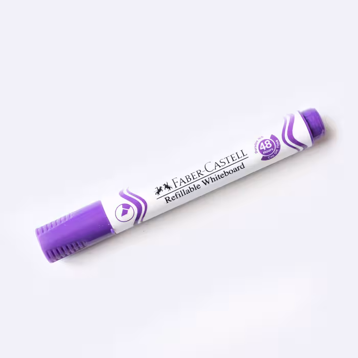 ماژیک وایت برد بنفش سر تخت فابرکاستل (FABERCASTELL)
