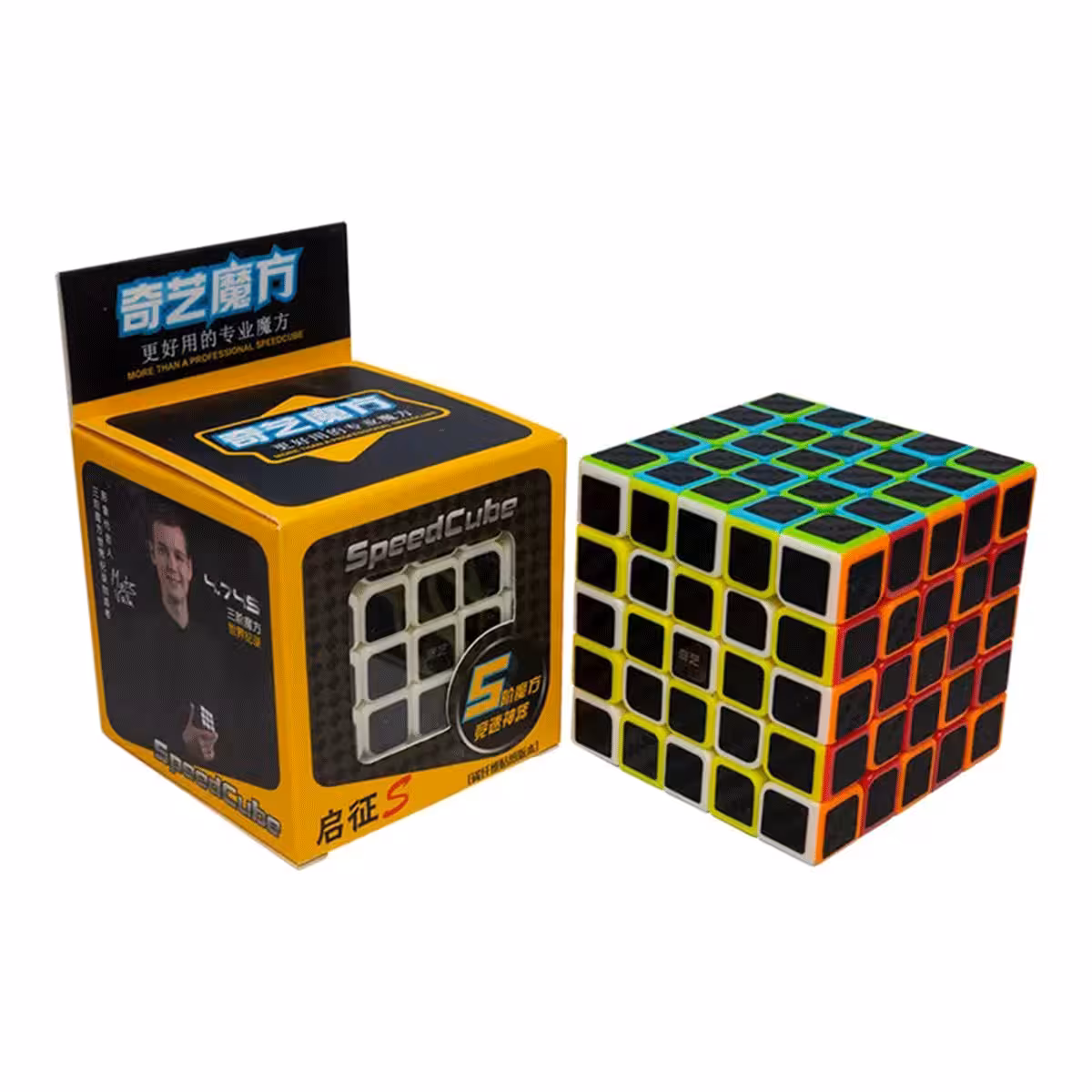 روبیک 5×5 کای وای کربنی QiYi Carbon 5×5×5