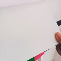 پرده سفید  1 متر(عرض) در 2 متر(ارتفاع)متر (فون عکاسی)