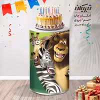 میز تولد کارتون ماداگاسکار