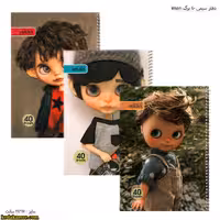 دفتر سیمی 40 برگ iman