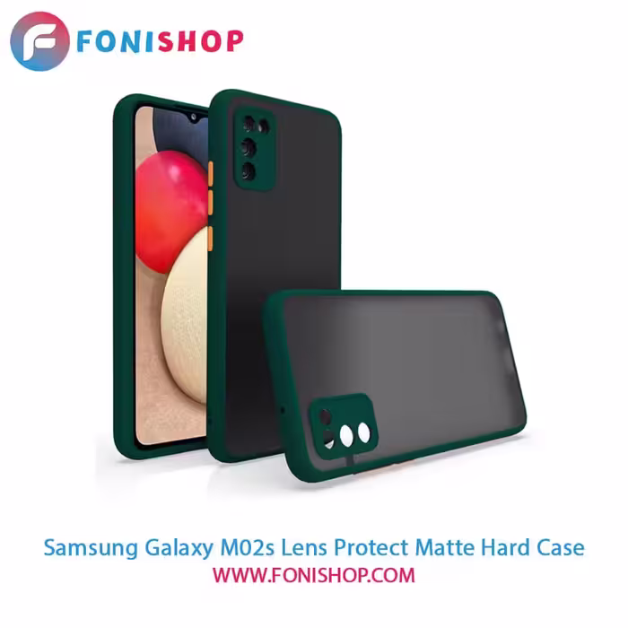 قاب ، کاور پشت مات محافظ لنزدار سامسونگ Samsung Galaxy M02s