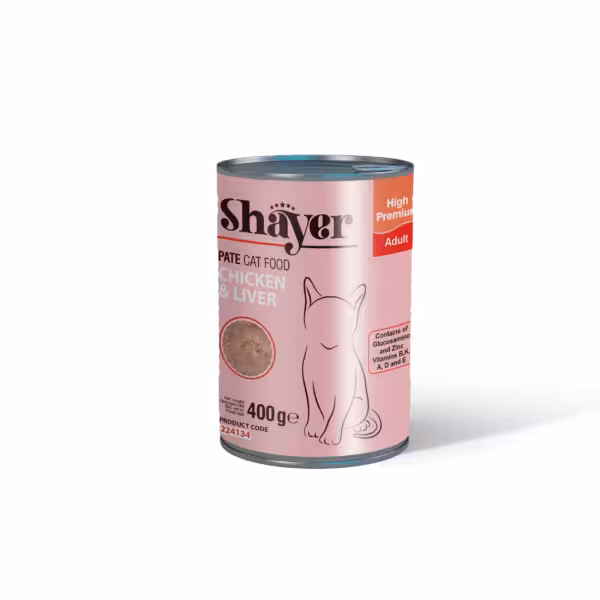 کنسرو پته گربه طعم مرغ و جگر