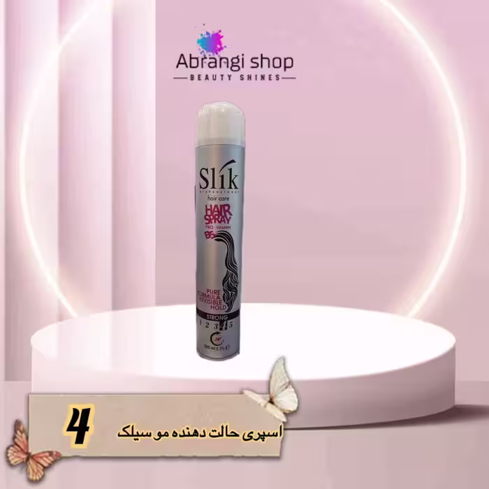 اسپری حالت دهنده مو سیلک strong4
