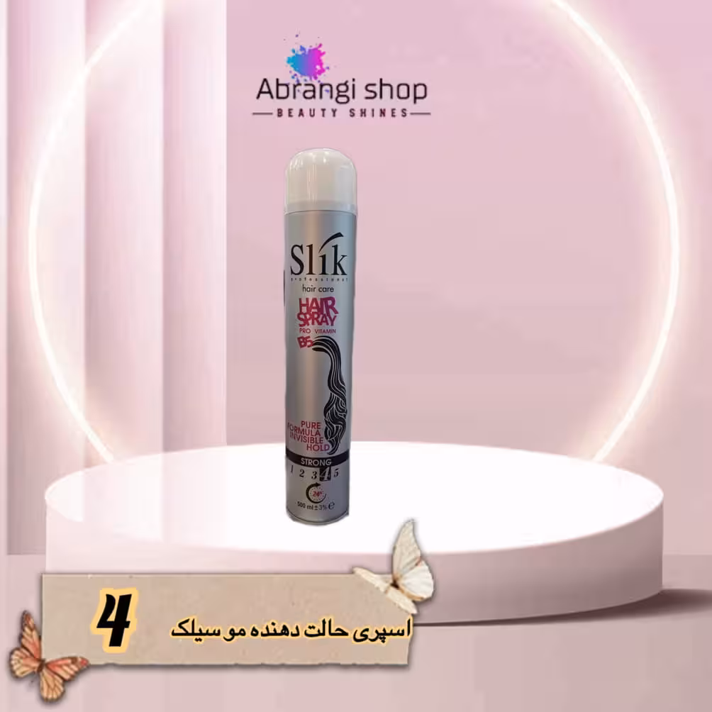 اسپری حالت دهنده مو سیلک strong4
