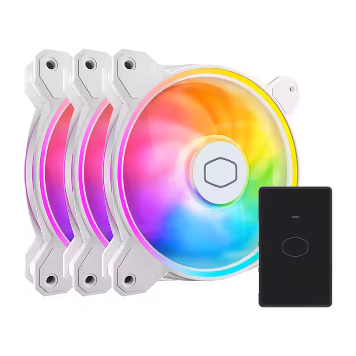 فن کیس کولرمستر MF120 HALO2 ARGB WHITE 3×1