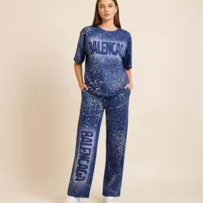 ست تیشرت شلوار بالنسیاگا کهکشان
