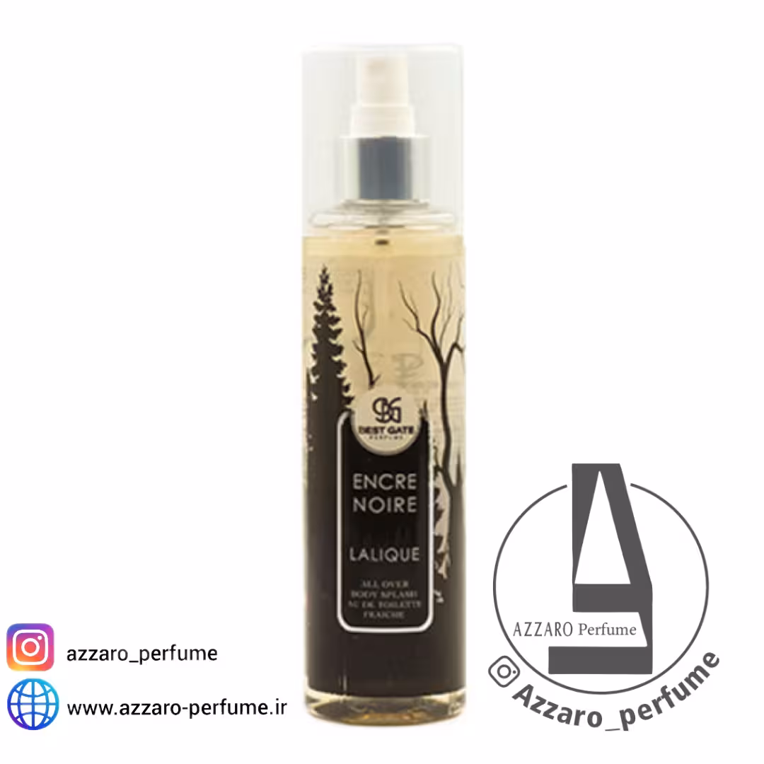بادی اسپلش مردانه بست گیت مدل Lalique Encre Noire حجم 240 میل