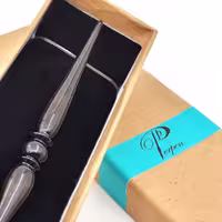 دسته قلم فلزی نفیس چوب گردو (پر پن) کد 10246