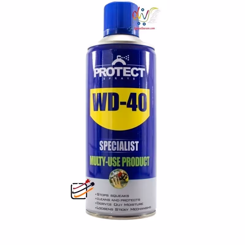 اسپری (ضد زنگ) روان کننده پروتکت مدل WD-40 حجم 450 میلی لیتر