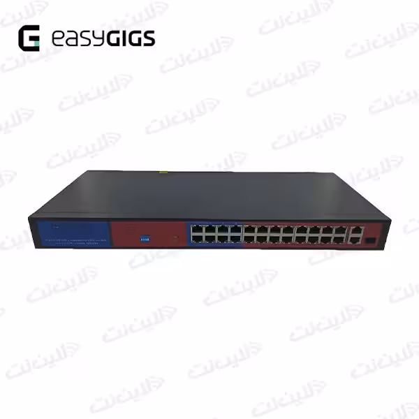 سوئیچ 24 پورت POE EG-SWU-1381-27FCP ایزی گیگز Easy Gigs