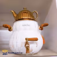 کتری قوری یورو ست 6ل 2152 سفید