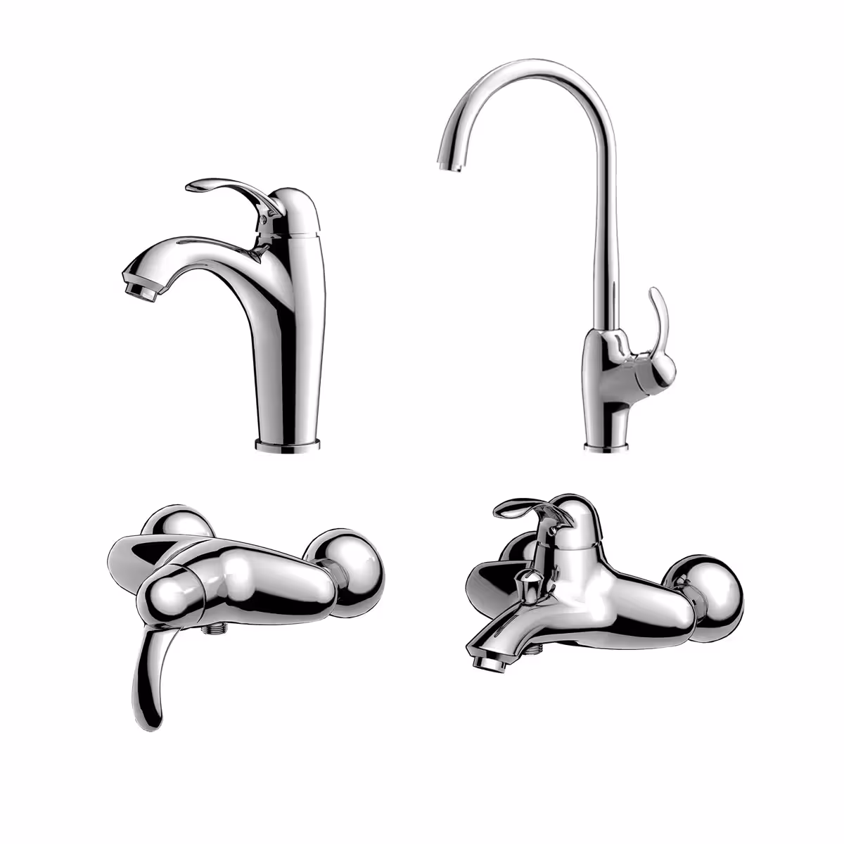 ست کامل شیرآلات کاویان مدل وندا