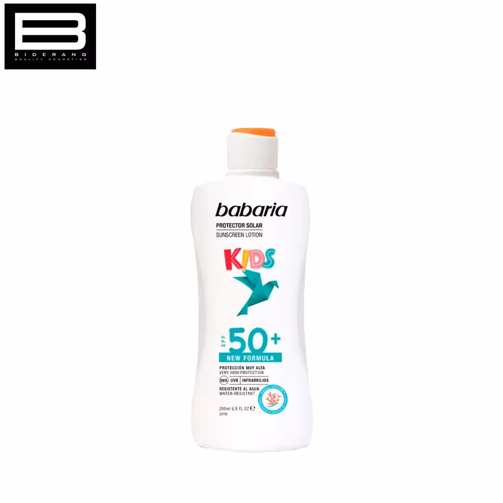 لوسیون ضد آفتاب کودک باباریا SPF50 حجم 200ml