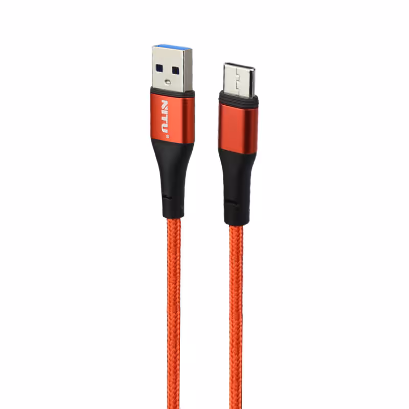 کابل USB به Type-C نیتو NITU NC32 طول 30 سانتیمتر 3 آمپر