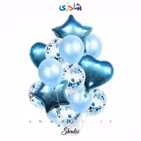 پک 14عددی بادکنک آبی