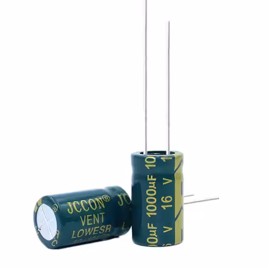 خازن الکترولیتی 16 ولت 1000 میکرو jwco