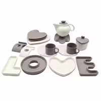 سرویس صبحانه‌خوری 19 پارچه 2 نفر آی سرام مدل گلارا 4029
