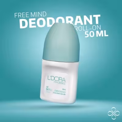 دئودورانت رولی مدل FREE MIND لدورا فرگرنس 50 میلی‌لیتر