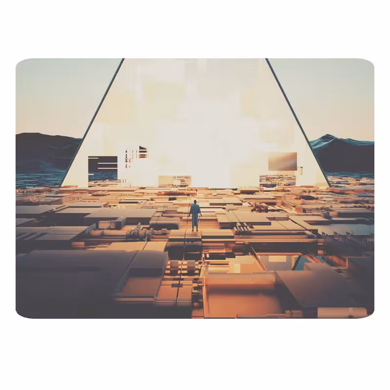 پد موس - پد ماوس مدل مثلث کد 619 BBB