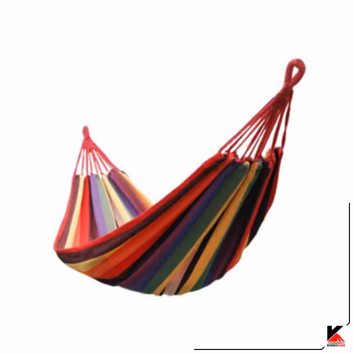 تخت آویز (ننو) کنفی تک نفره بدون چوب