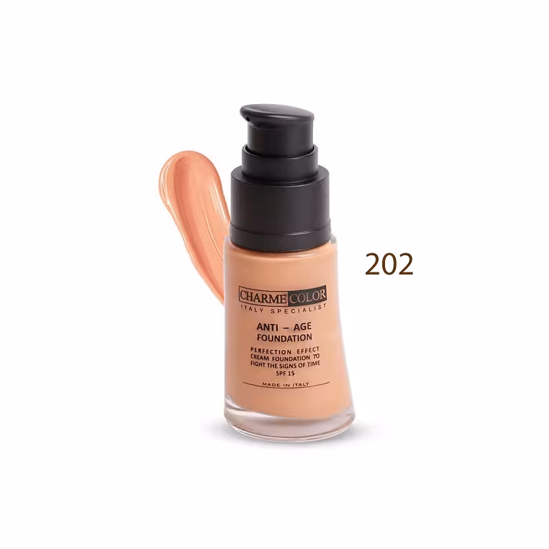 قیمت و خرید کرم پودر ضد پیری چارم کالر شماره 202 - پوست کالا