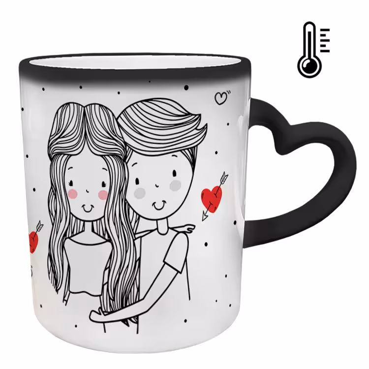 خرید ماگ-لیوان حرارتی  دسته ساده  عاشقانه کد 64
