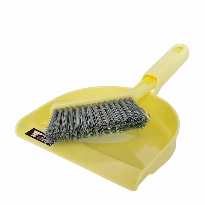 ست جارو و خاک انداز دستی سایز کوچک کد 11120