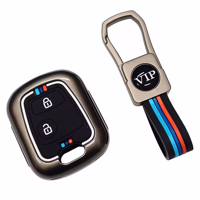 قاب ریموت و جاسوئیچی فلزی خودرو چیکال مدل P-405 مناسب برای پژو 206 و 207 | کالا مکس