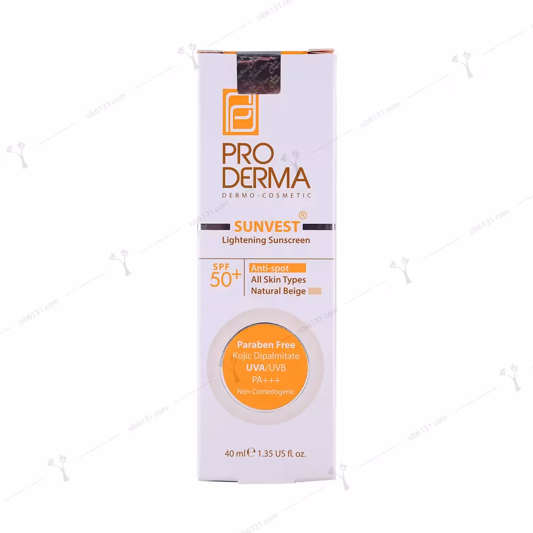 کرم ضد آفتاب پرودرما پوست نرمال spf 60 و خشک بژ طبیعی 40 میلی لیتری