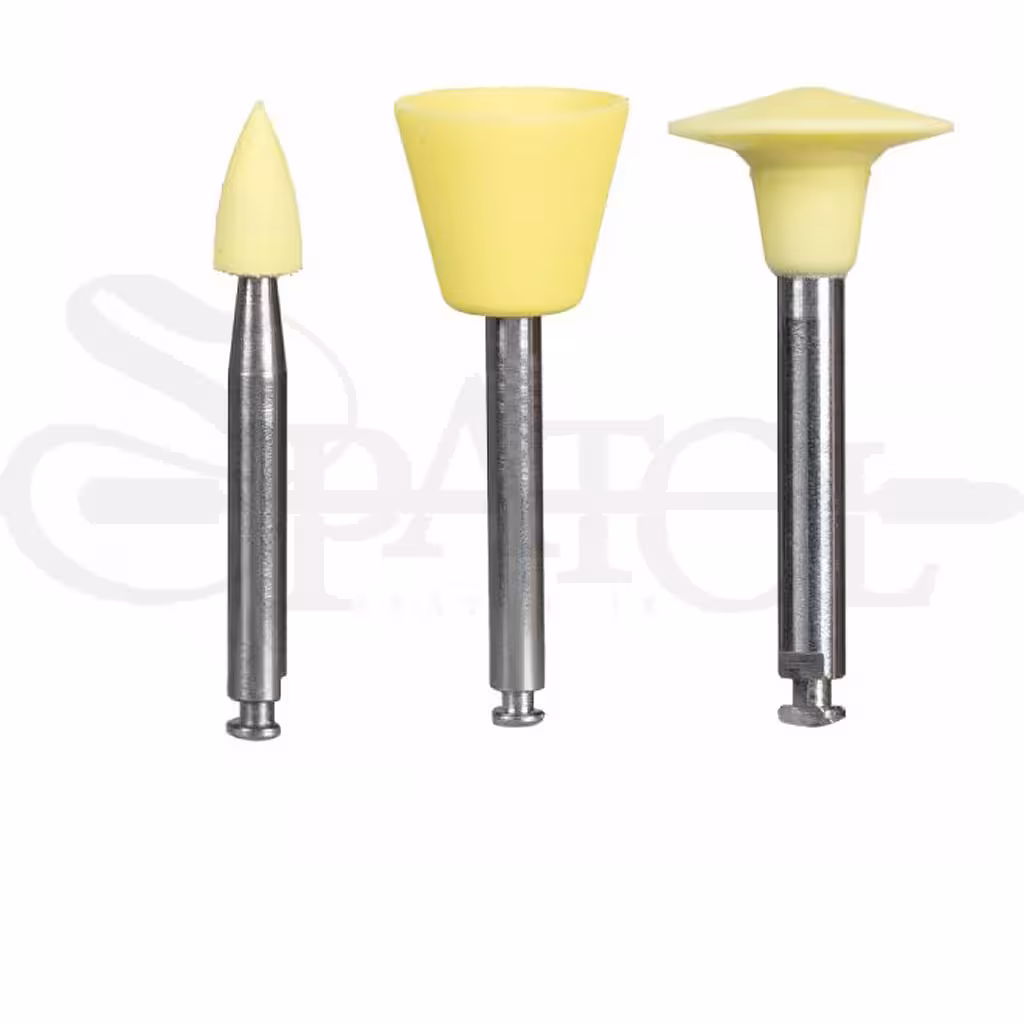 مولت پرداخت کامپوزیت متوسط زرد اولترادنت Jiffy Polishers Medium Ultradent برند الترادنت Ultradent