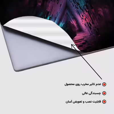 استیکر لپ تاپ طرح cube circuit chipsکد N-127مناسب برای لپ تاپ 15.6 اینچ