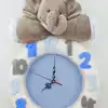ساعت دیواری کودک نی نی سیس مدل فیل کد W-F/AB