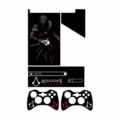 برچسب ایکس باکس 360 سوپر اسلیم طرح Assassins Creed کد 4 مجموعه 4 عددی
