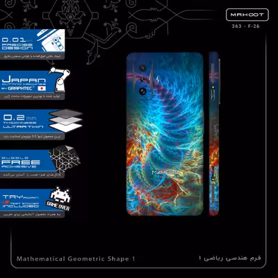برچسب پوششی ماهوت مدل Mathematical Geometric Shape 1-FullSkin مناسب برای گوشی موبایل شیائومی Poco F4 GT 5G