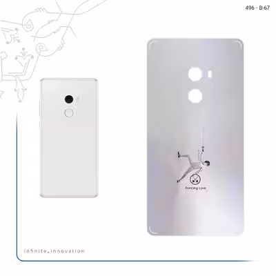 برچسب پوششی ماهوت مدل Fencing مناسب برای گوشی موبایل شیائومی Mi Mix 2