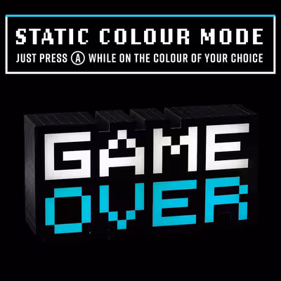 آباژور رومیزی مدل Game Over Light 8-Bit