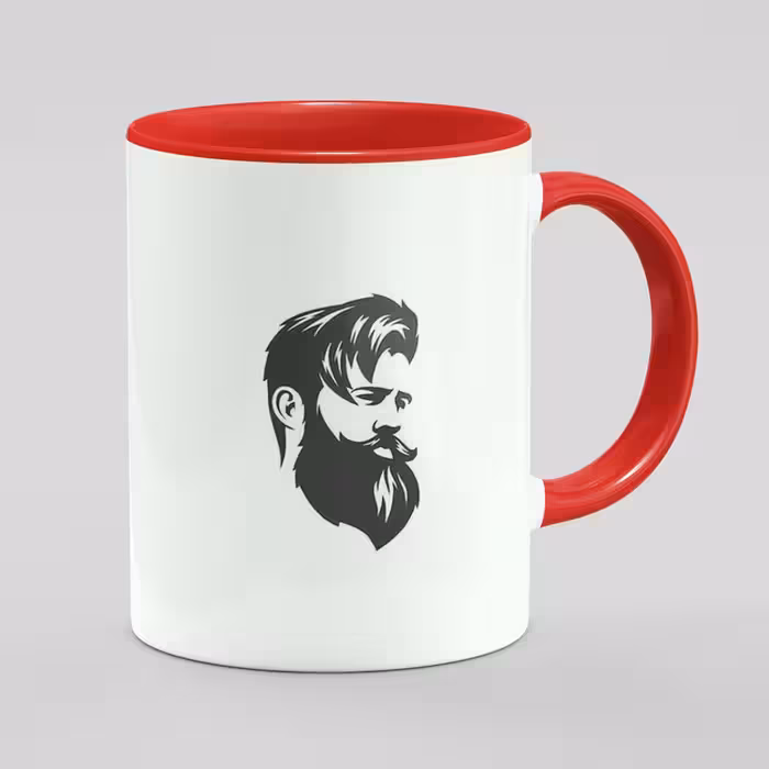 ماگ مدل چهره‌ی وکتور 