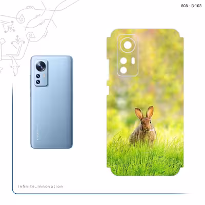 برچسب پوششی ماهوت مدل Rabbit مناسب برای گوشی موبایل شیائومی 12X