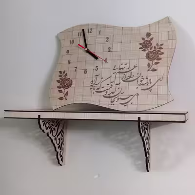 شلف دیواری مدل مثلثی4515
