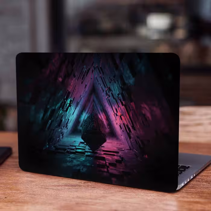 استیکر لپ تاپ طرح cube circuit chipsکد N-127مناسب برای لپ تاپ 15.6 اینچ